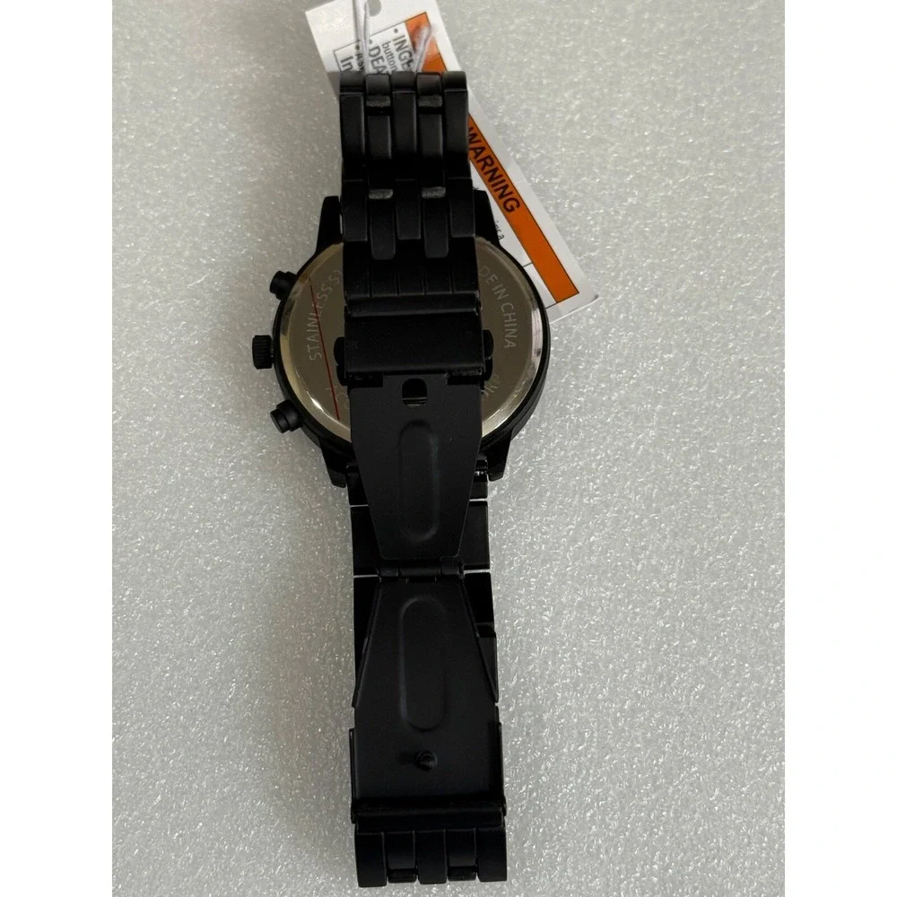 Geneva‎ Mens Black Bracelet Watch Mac7120jc